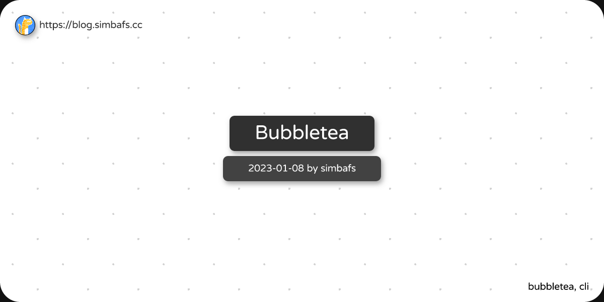 Featured image of post Bubbletea
