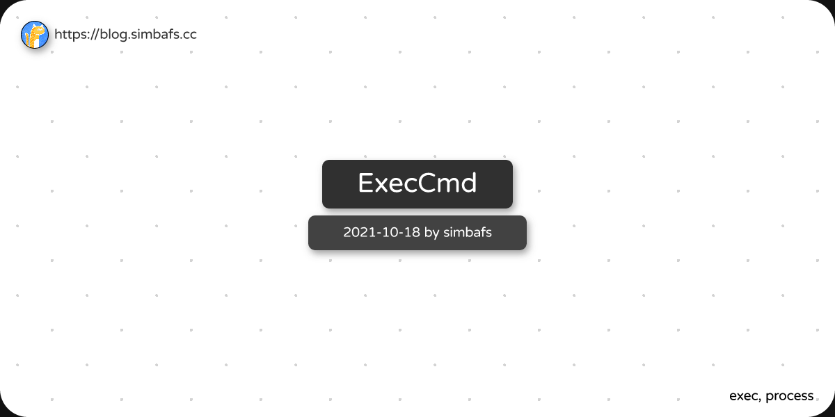 Featured image of post ExecCmd