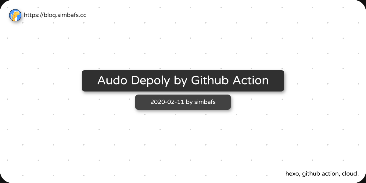 Featured image of post Audo Depoly by Github Action