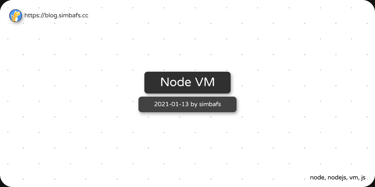Featured image of post Node VM