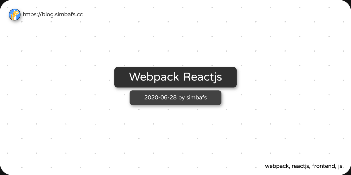 Featured image of post Webpack Reactjs
