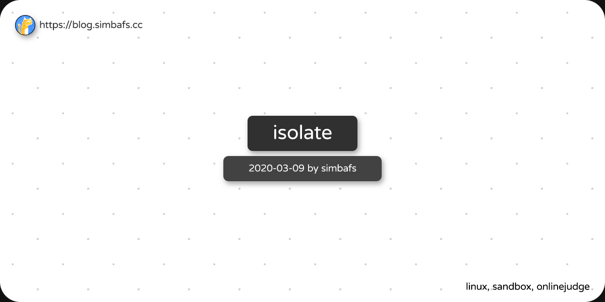 Featured image of post isolate