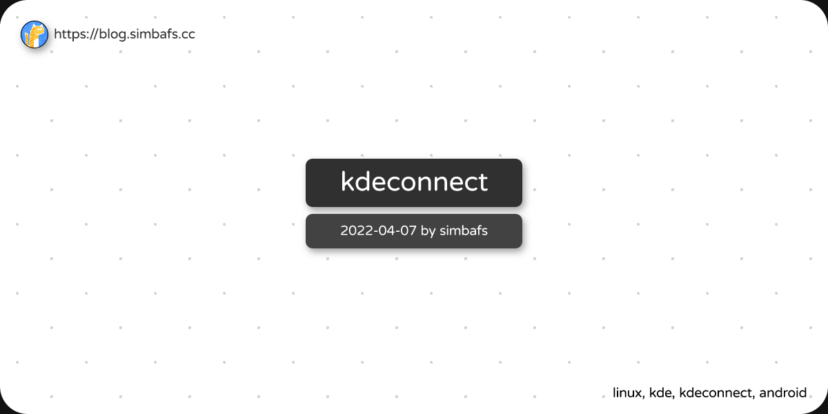 Featured image of post kdeconnect