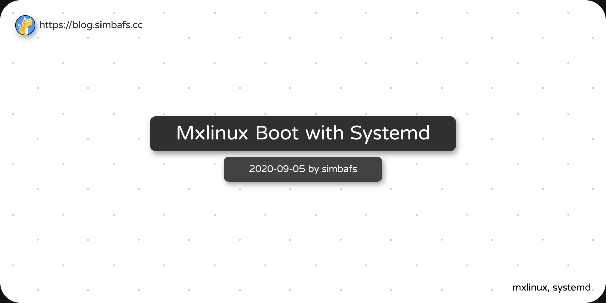 Featured image of post Mxlinux Boot with Systemd