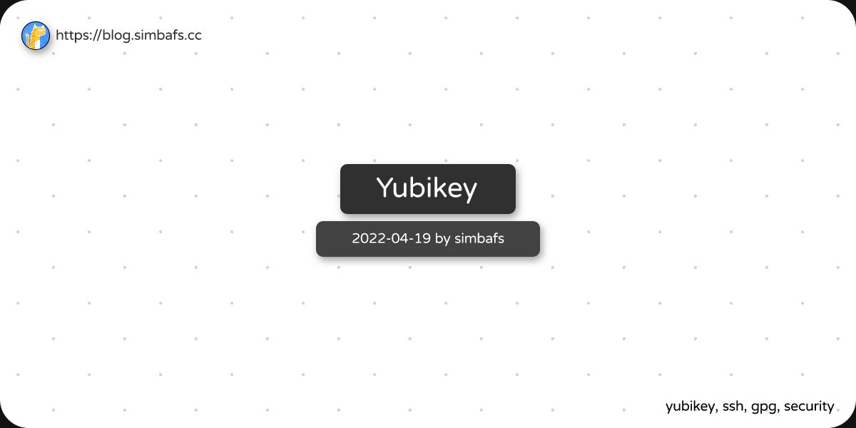 Featured image of post Yubikey